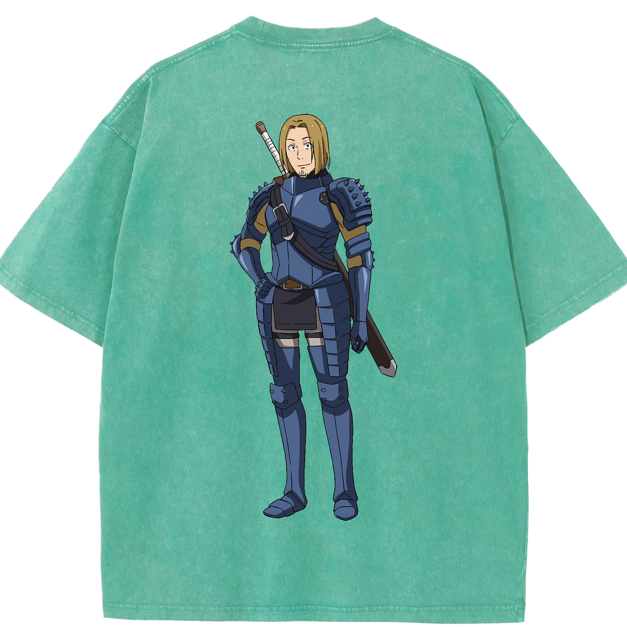 （画像用） 転スラ Regarding Reincarnated to Slime 綿100% ヴィンテージ風 半袖Tシャツ（背面プリント）
